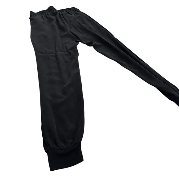 Splendid Black Joggers Nylon with Ribbed Cotton Stripe down each side XS - Picture 1 of 8